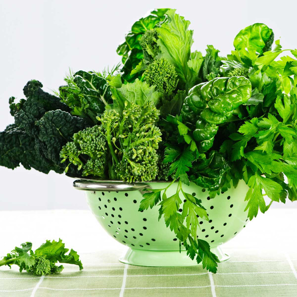 greens fresh recipe