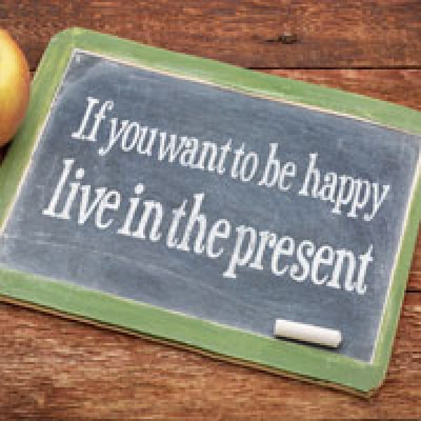 live in moment stop worrying