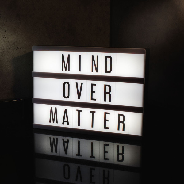 mind over matter thoughts bones